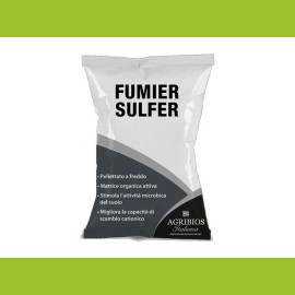 Estiércol a base de azufre en pellets (Fumier Sulfer) (25 Kg), fertilizante para plantas y flores