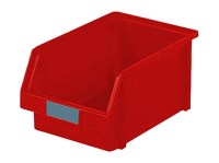 Contenitore in plastica Alfa 4 rosso traffico, 207x335xh150