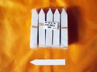 Cartellini, etichette a lancetta in PVC 100x16x0,06 mm (PF10) (250 pezzi)
