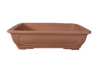 Vaso per bonsai rettangolare in gres 58x38x14 cm - GL105b