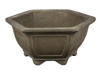 Vasi per bonsai: Vaso per bonsai Giapponese Morrisan ovale in gres  37,5x30x5 cm - B23-45a