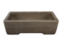 Vaso per bonsai rettangolare in gres 29x20x7,5 cm - 2858b