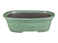 Vaso per bonsai ovale in gres 52x38,5x13 cm - GL27a