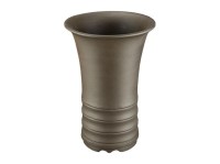 Vaso per bonsai rotondo (stile a cascata) in gres 12x12x21,5 cm - 2869