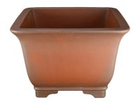 Vaso per bonsai quadrato in gres 33,5x33,5x22,5 cm - B134