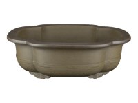 Vaso per bonsai ovale (forma mokko) in gres 47x39,5x14,5 cm - SM007