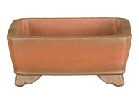 Vaso per bonsai rettangolare in gres 11x8,5x3,5 cm - SM163