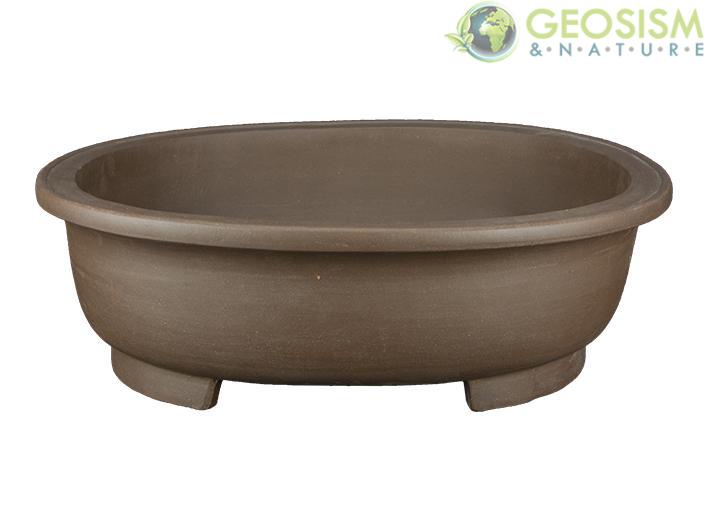 Vasi: Vaso per bonsai ovale in gres 45x37,5x10,5 cm - BL1b