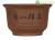 Vaso per bonsai rotondo in gres 12x12x8 cm - B098c