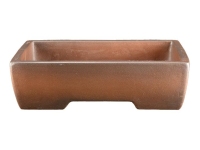 Rechteckige Bonsaischale aus Steinzeug 23x15,5x5 cm - ZM15C